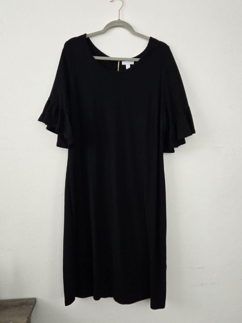 Vintage Plus Size Charter Club Midi Black dress Women's 2X